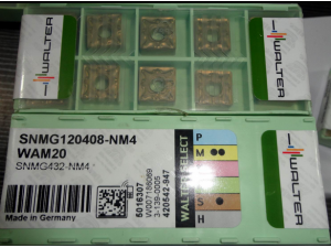 代理瓦尔特数控刀片 SNMG120412-NR4 WSM20 不锈钢刀片 现货批发
