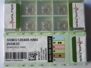 瓦尔特 加工钢件刀片 SNMG120408-RP5 WPP20S 可转位刀片