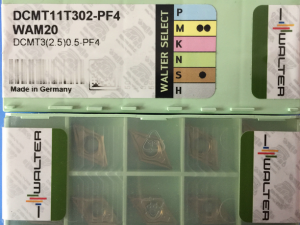 瓦尔特数控刀粒DCGT070202-PM2 WXN10可转位车刀片